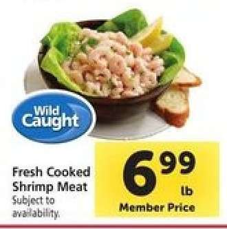 Fresh Cooked Shrimp Meat