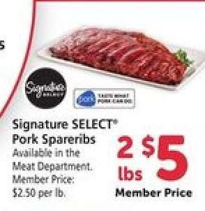Signature SELECT Pork Spareribs
