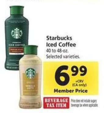 Starbucks Iced Coffee