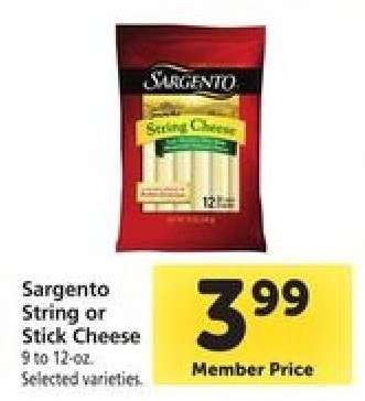 Sargento String or Stick Cheese