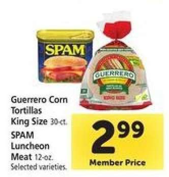 Guerrero Corn Tortillas & SPAM Luncheon Meat
