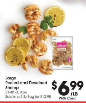 Large Peeled and Deveined Shrimp