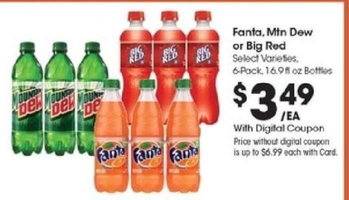 Fanta, Mtn Dew or Big Red