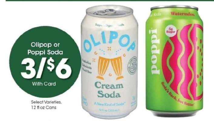 Olipop or Poppi Soda
