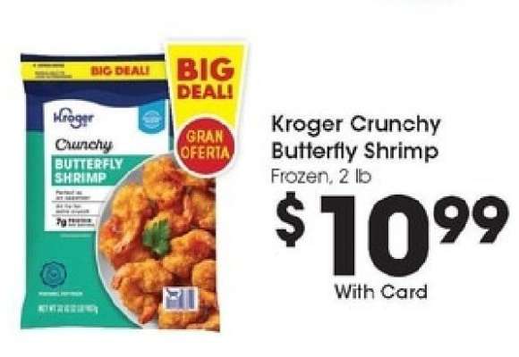 Kroger Crunchy Butterfly Shrimp