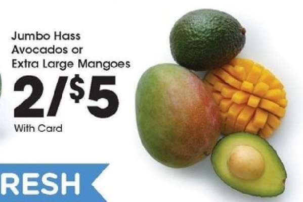 Jumbo Hass Avocados or Extra Large Mangoes