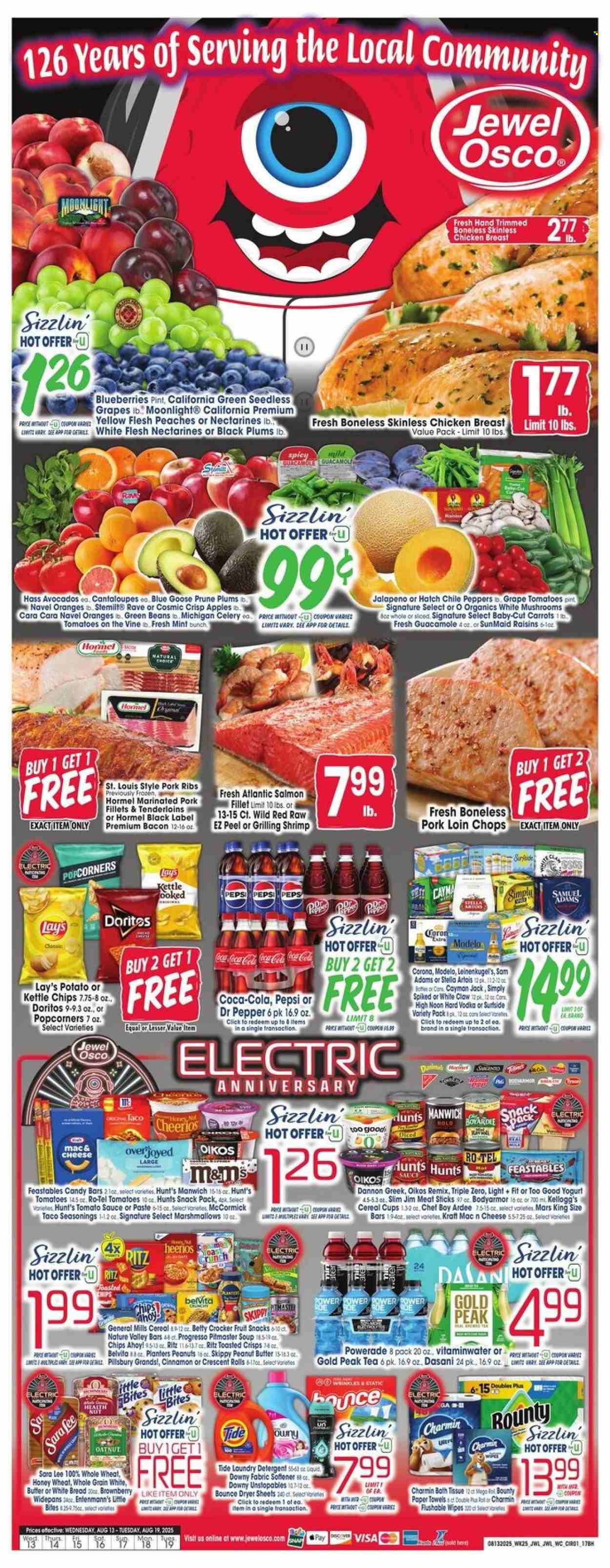 Jewel Osco ad - 08/13/2025 - 08/19/2025. Page 1
