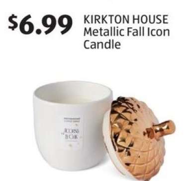 KIRKTON HOUSE Metallic Fall Icon Candle