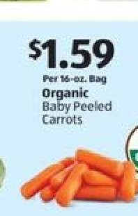 Organic Baby Peeled Carrots