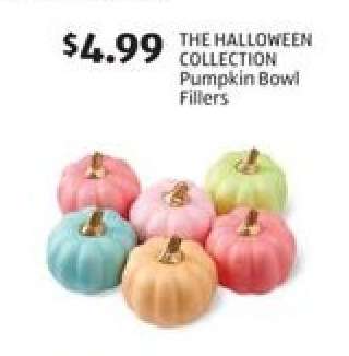 THE HALLOWEEN COLLECTION Pumpkin Bowl Fillers