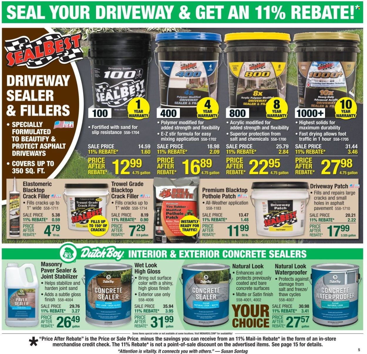 Menards ad - 08/14/2025 - 08/24/2025. Page 7