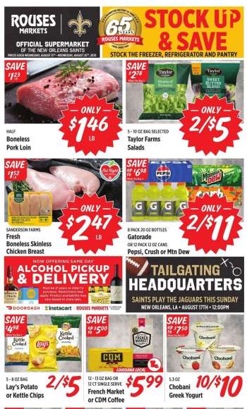 Rouses Markets Flyer - 08/13/2025 - 08/20/2025.