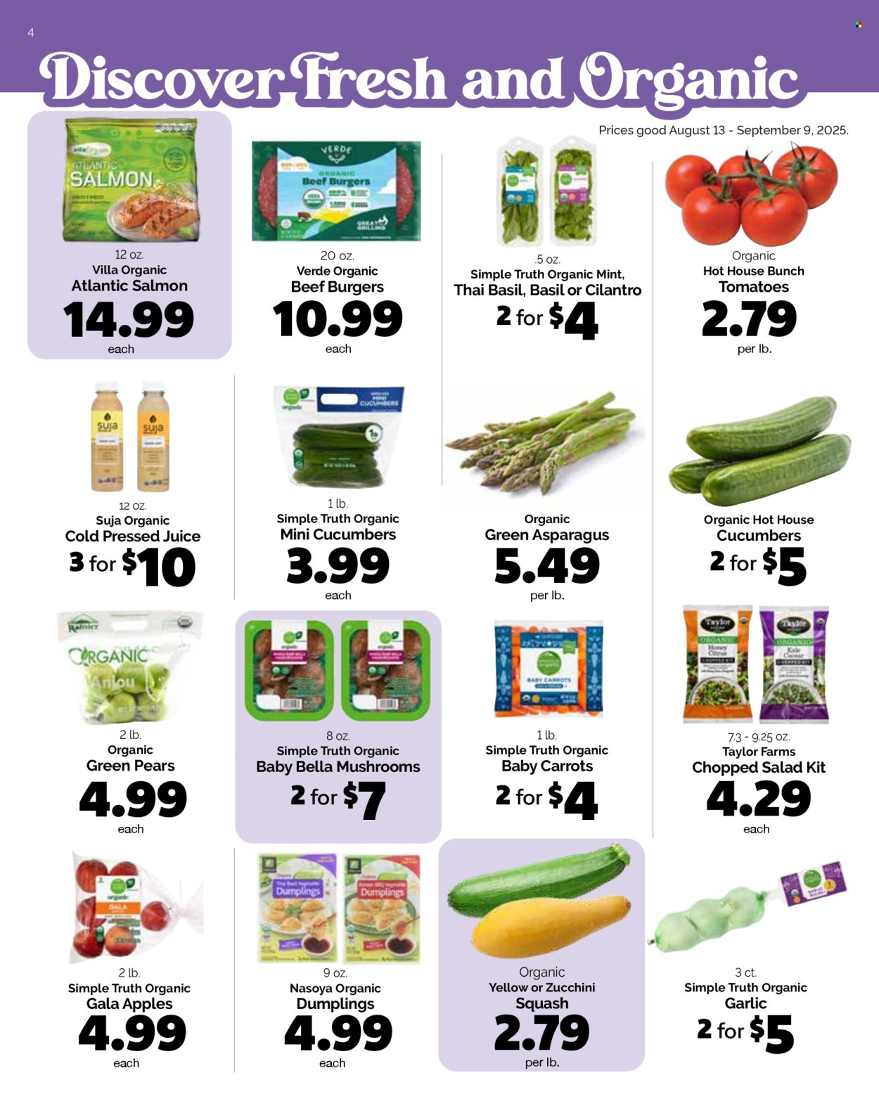 Harris Teeter ad - 08/13/2025 - 09/09/2025. Page 4