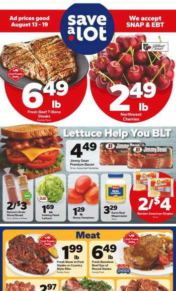 Save a Lot Flyer - 08/13/2025 - 08/19/2025.