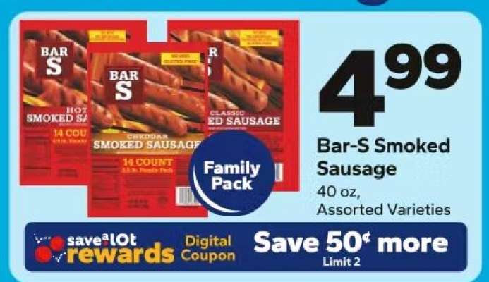 Bar S Smoked Sausage