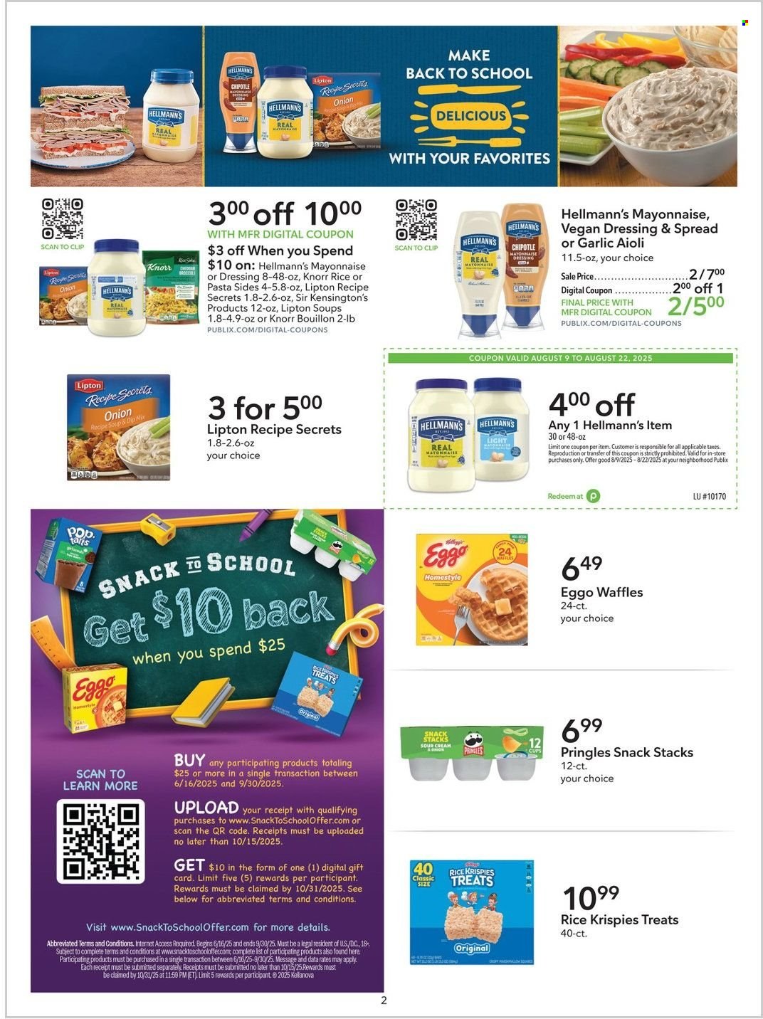Publix ad - 08/09/2025 - 08/22/2025. Page 2