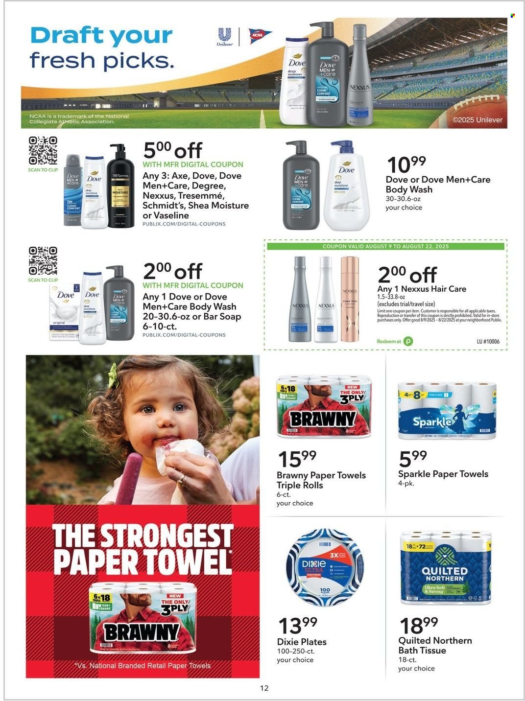 Publix ad - 08/09/2025 - 08/22/2025. Page 12