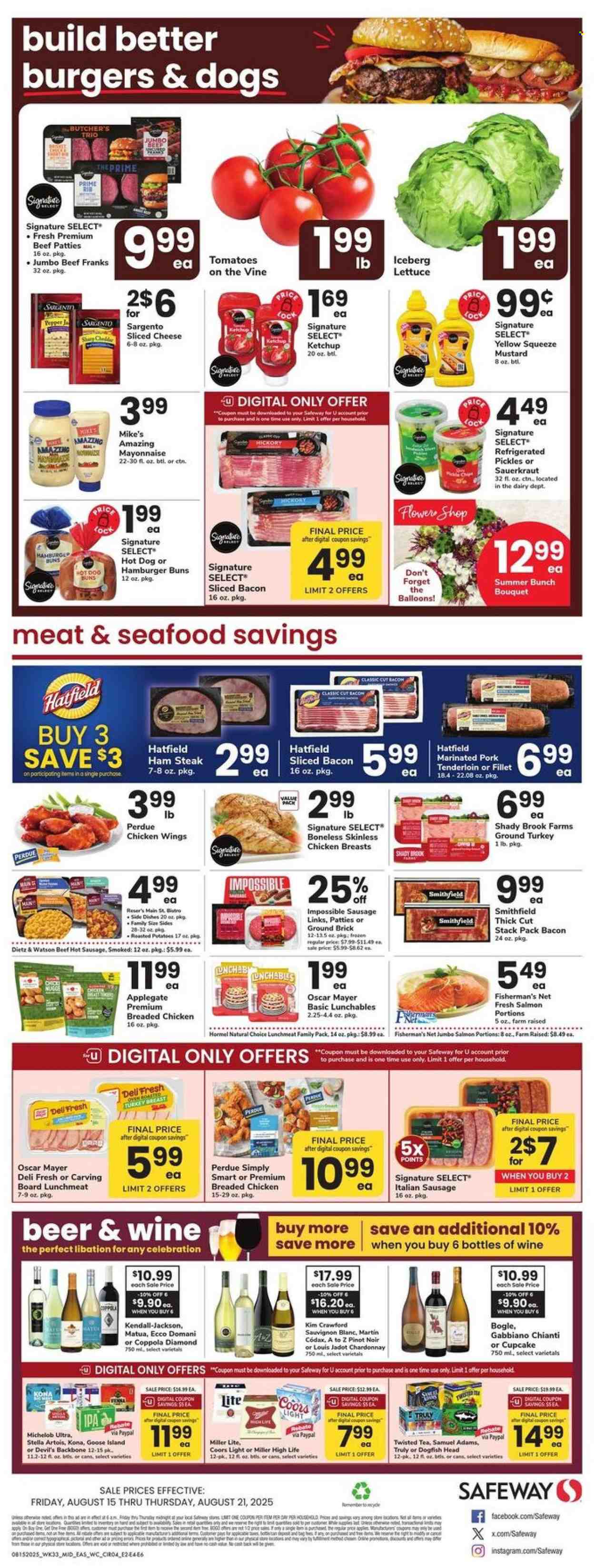 Safeway ad - 08/15/2025 - 08/21/2025. Page 3