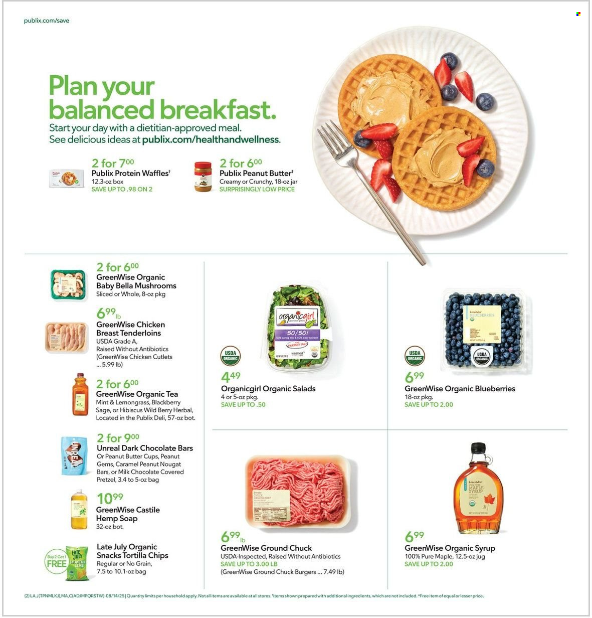 Publix ad - 08/15/2025 - 08/21/2025. Page 2