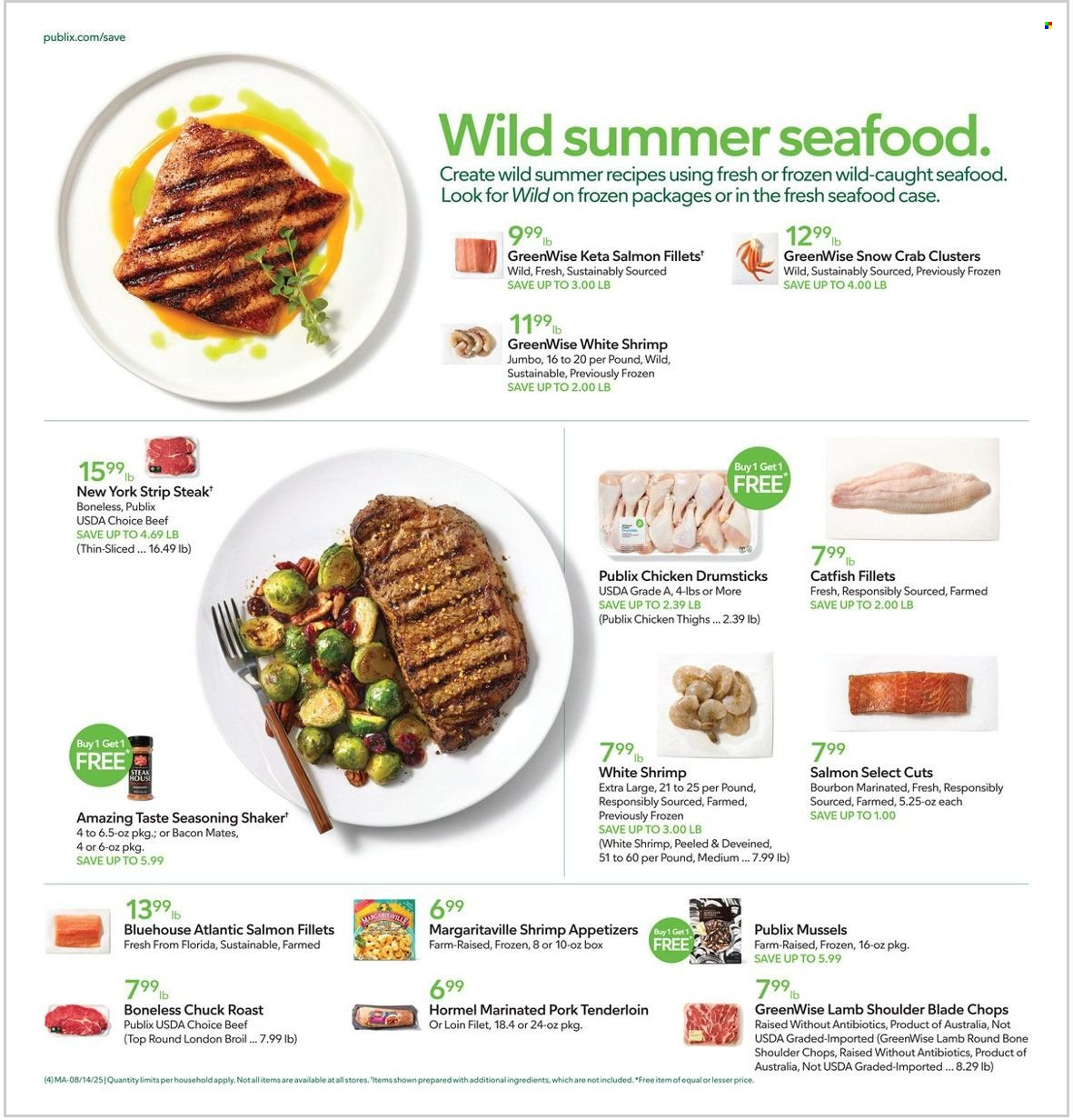 Publix ad - 08/15/2025 - 08/21/2025. Page 4