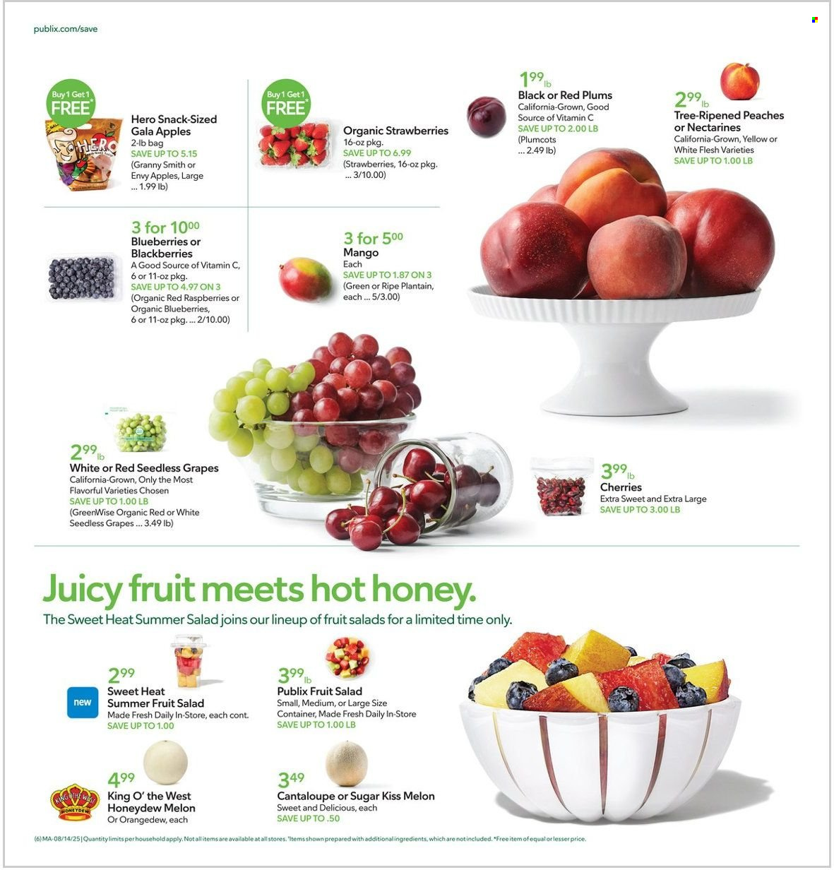 Publix ad - 08/15/2025 - 08/21/2025. Page 6