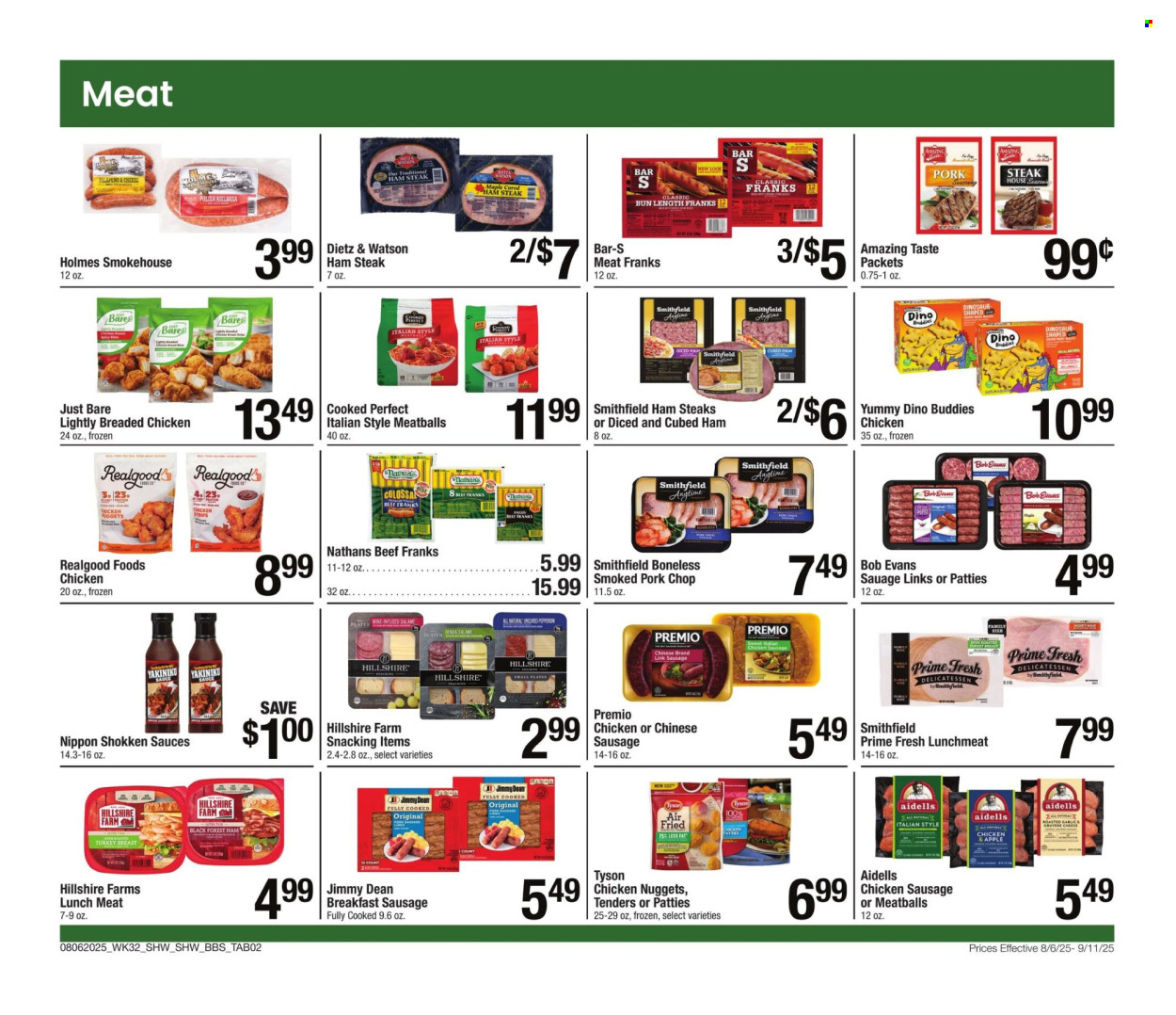 Shaw’s ad - 08/06/2025 - 09/11/2025. Page 2