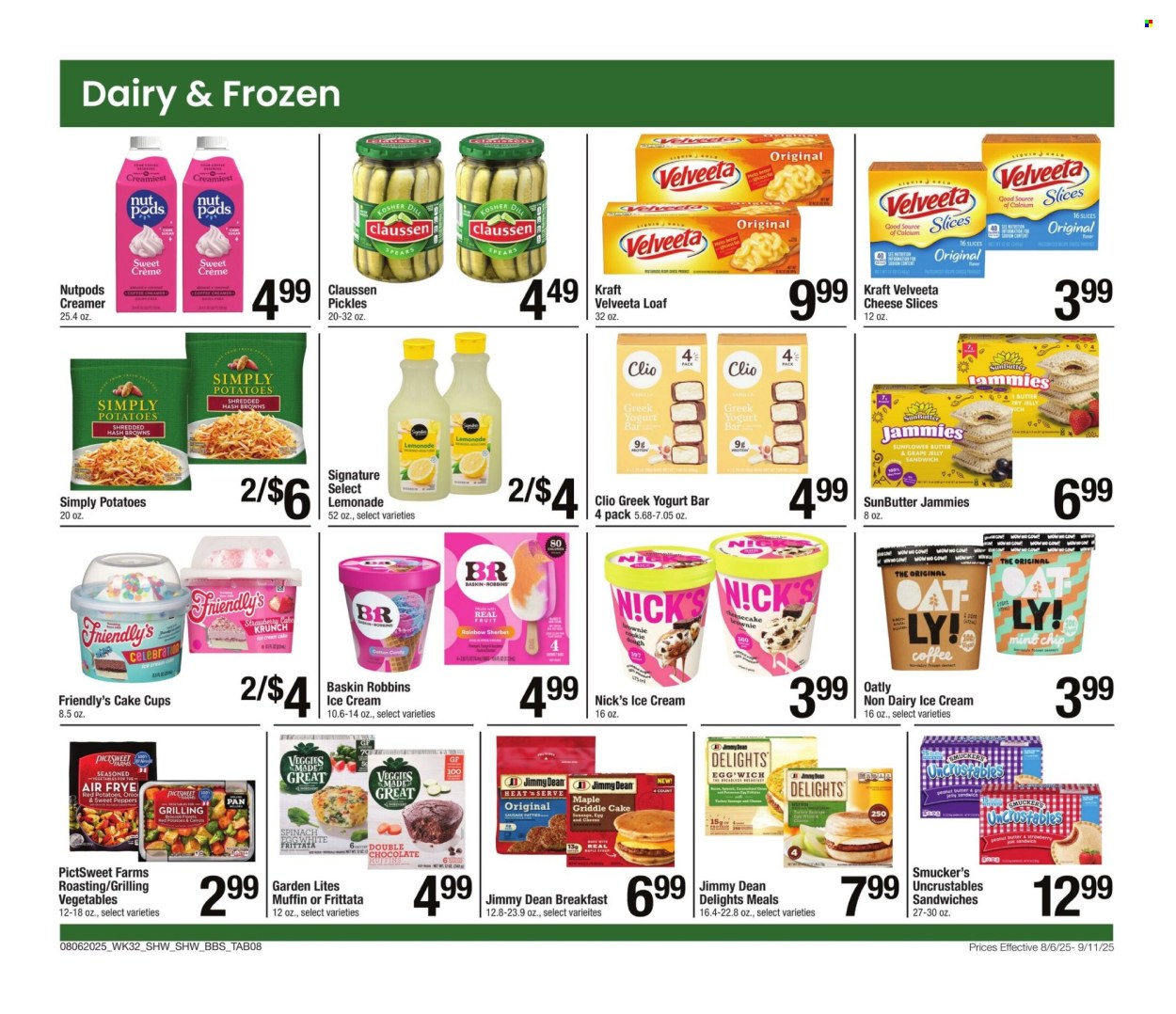 Shaw’s ad - 08/06/2025 - 09/11/2025. Page 8