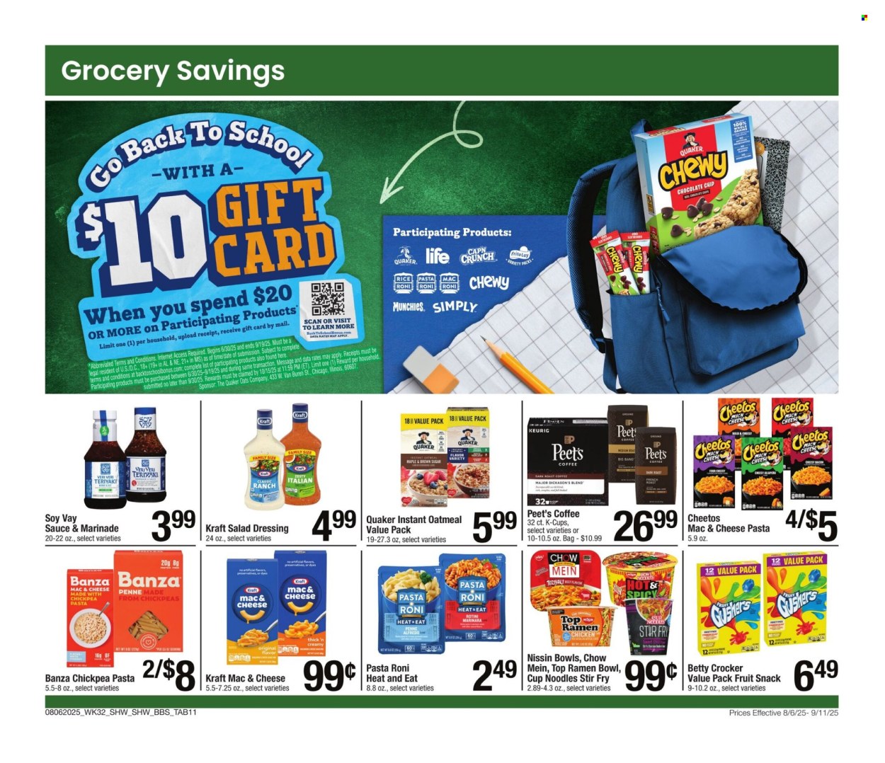 Shaw’s ad - 08/06/2025 - 09/11/2025. Page 11