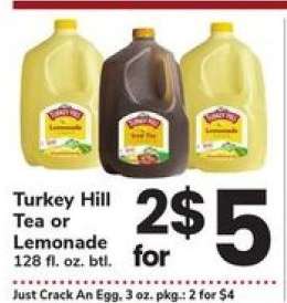 Turkey Hill Tea or Lemonade