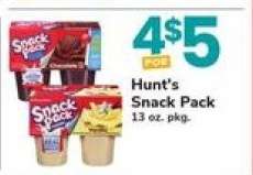 Hunt's Snack Pack