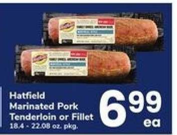 Hatfield Marinated Pork Tenderloin or Fillet