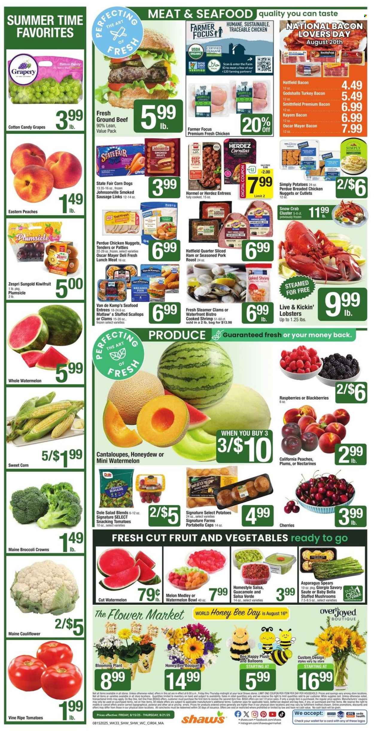 Shaw’s ad - 08/15/2025 - 08/21/2025. Page 4
