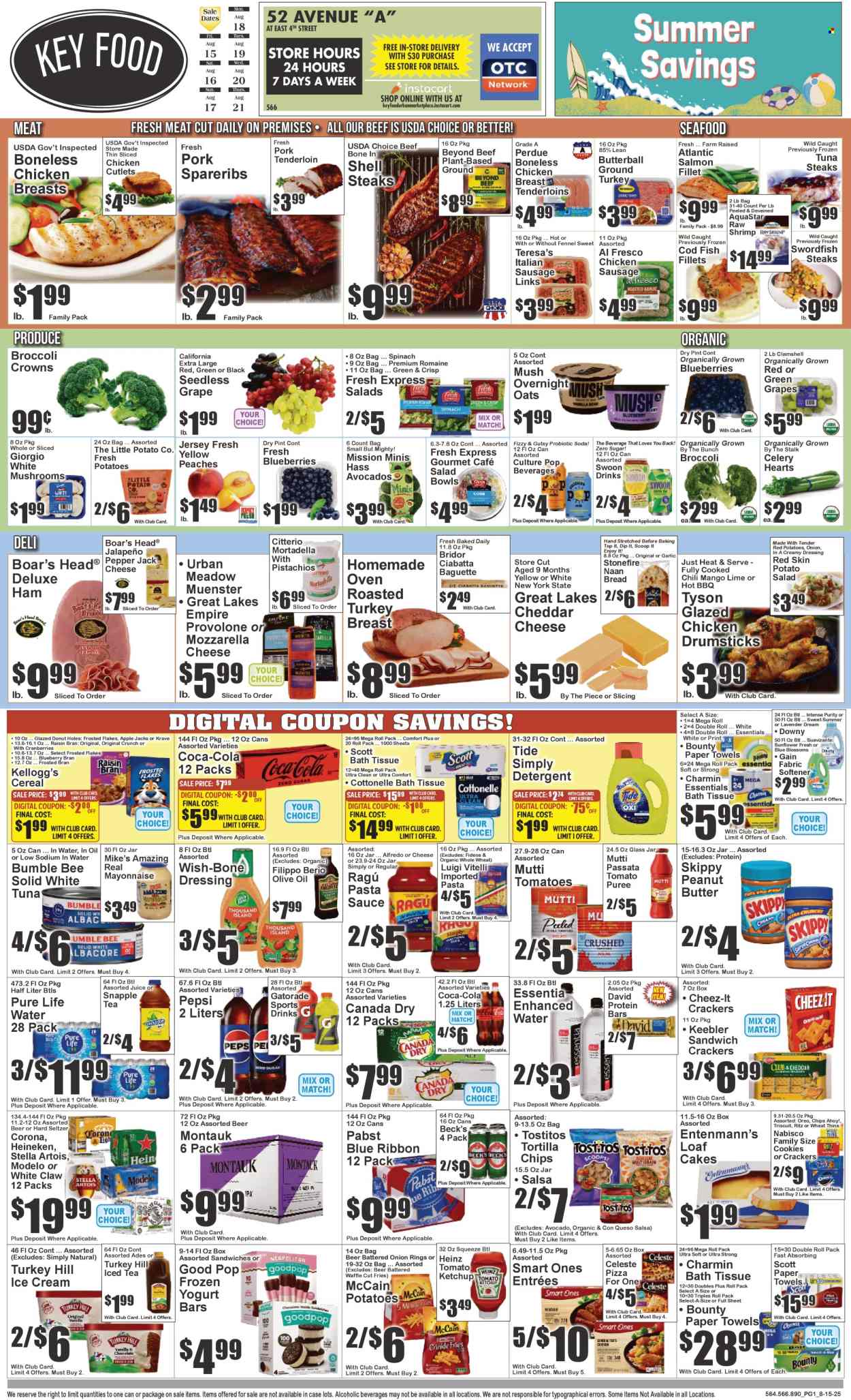 Key Food ad - 08/15/2025 - 08/21/2025. Page 1