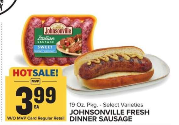 Johnsonville Fresh Dinner Sausage