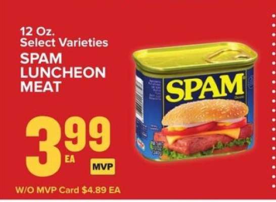 Spam Luncheon Meat