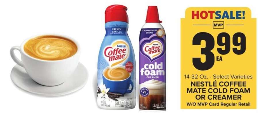 Nestlé Coffee-Mate Cold Foam or Creamer