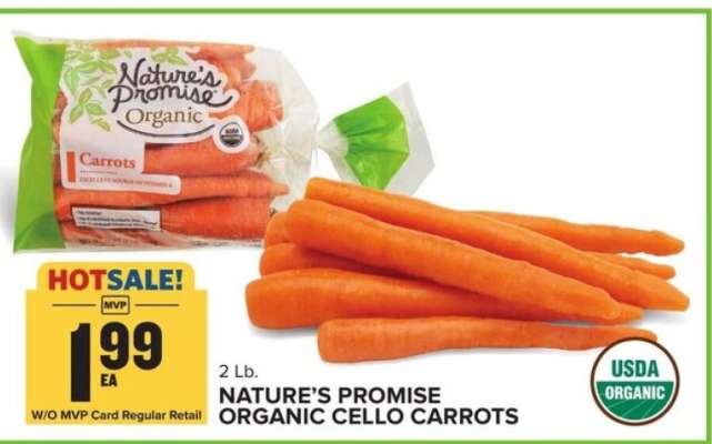Nature's Promise Organic Cello Carrots