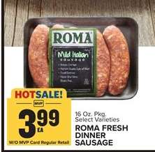 ROMA Fresh Dinner Sausage