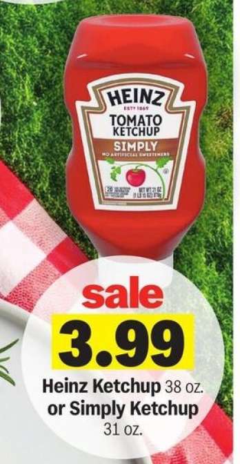 Heinz Ketchup or Simply Ketchup