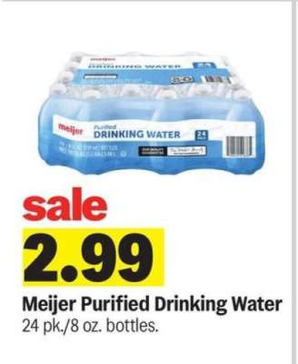Meijer Purified Drinking Water
