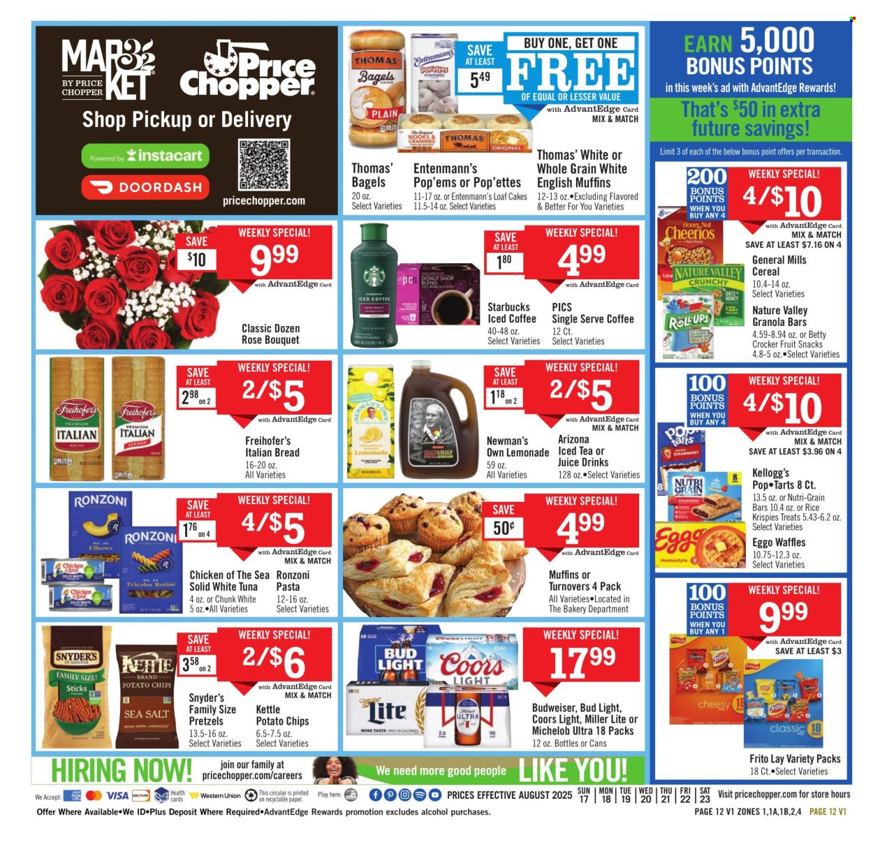 Price Chopper ad - 08/17/2025 - 08/23/2025. Page 12