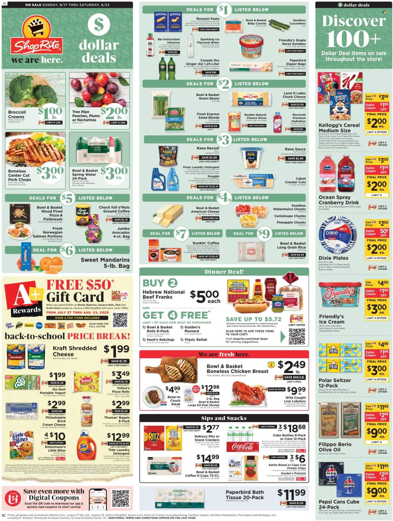 ShopRite ad - 08/17/2025 - 08/23/2025. Page 1