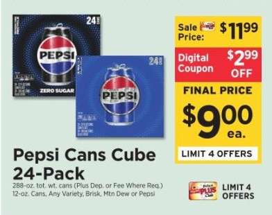 Pepsi Cans Cube 24-Pack