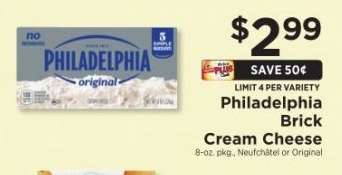 Philadelphia Brick Cream Cheese