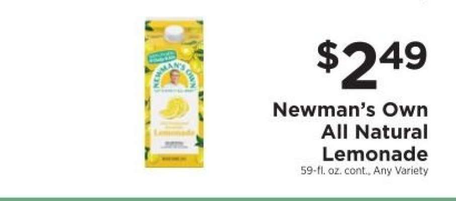 Newman's Own All Natural Lemonade