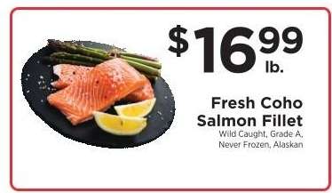 Fresh Coho Salmon Fillet