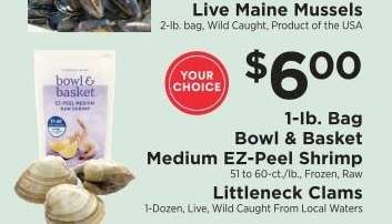 Bowl & Basket Medium EZ-Peel Shrimp
