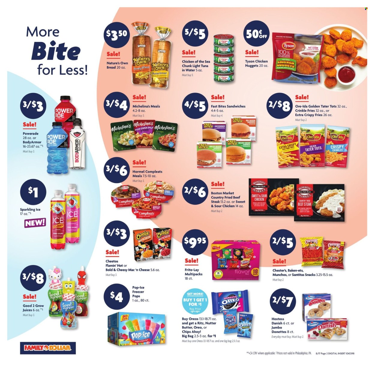 Family Dollar ad - 08/17/2025 - 08/23/2025. Page 2