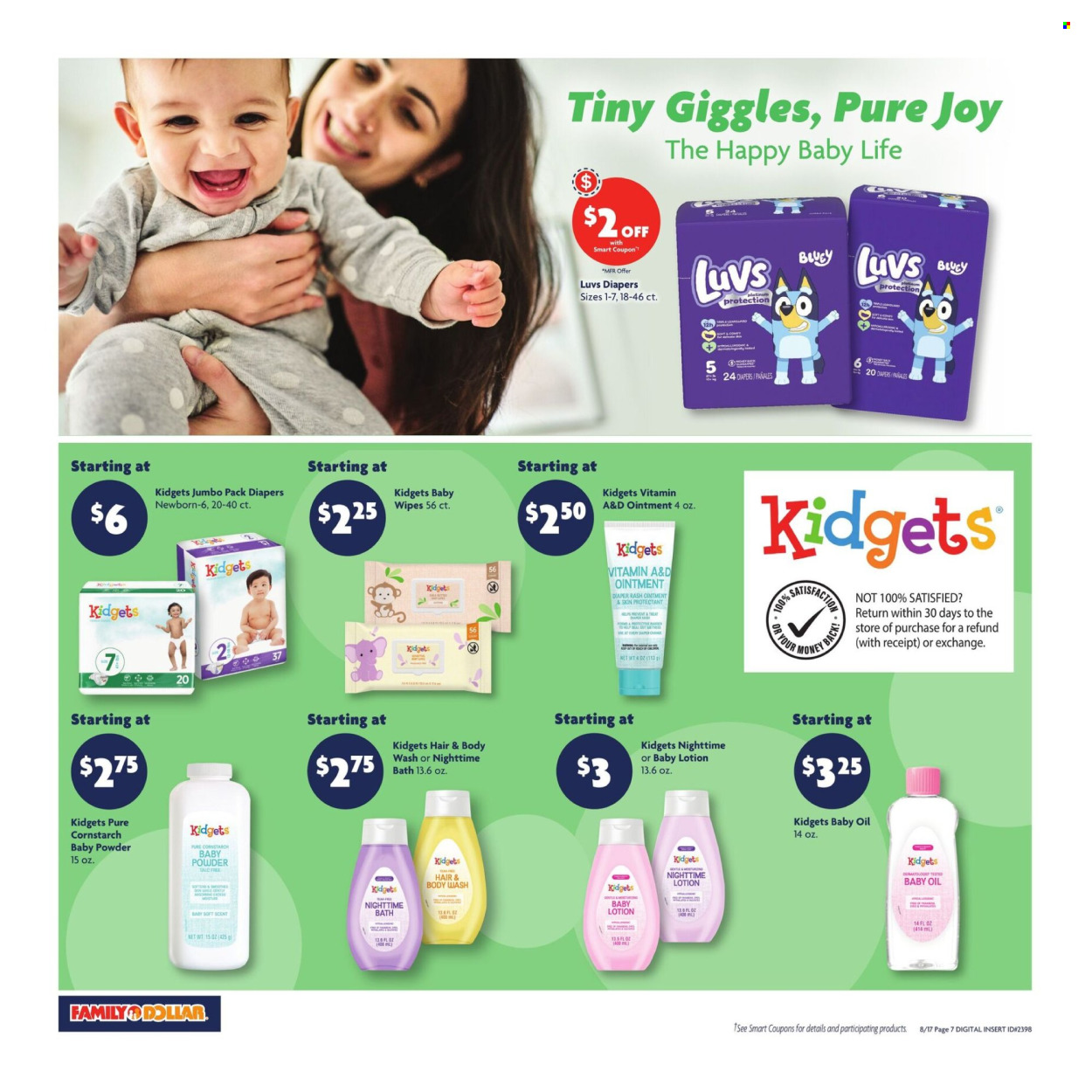 Family Dollar ad - 08/17/2025 - 08/23/2025. Page 9