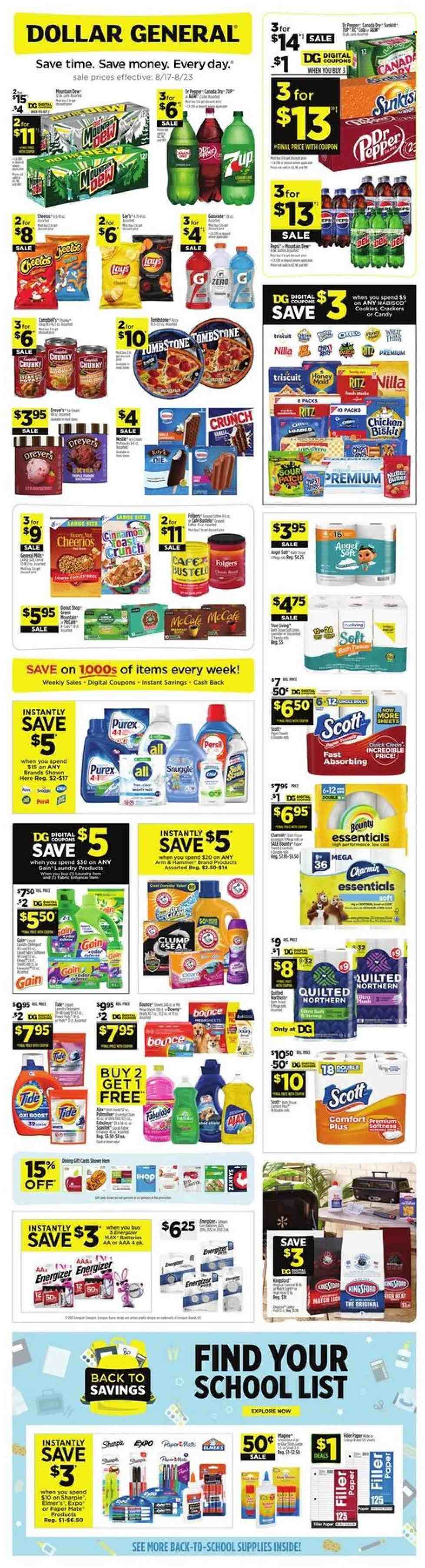 Dollar General ad - 08/17/2025 - 08/23/2025. Page 1
